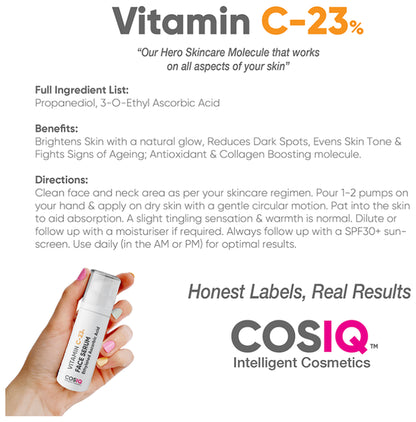 Cosiq Vitamin C 23% Face Serum