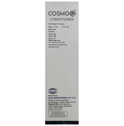 CosmoQ Conditioner Paraben Free