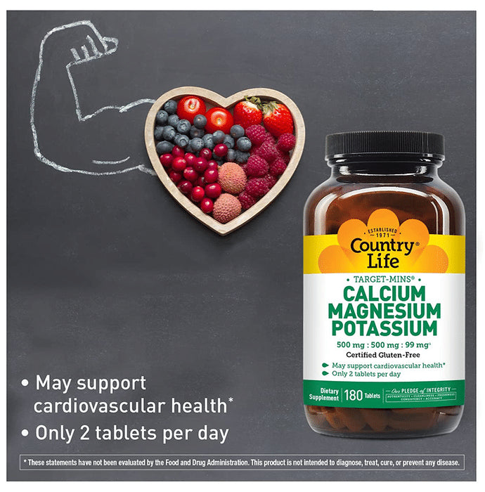 Country Life Calcium Magnesium Potassium Tablet