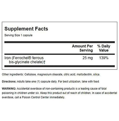 Country Life Easy Iron 25mg Vegetarian Capsule