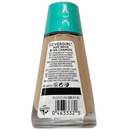 Covergirl Clean Sensitive Liquid Foundation 520 Creamy Natural