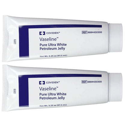 Covidien Vaseline Pure Ultra White Petroleum Jelly (97.5ml Each) - Classic Derma
