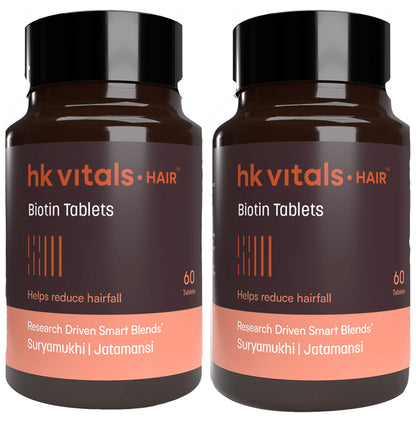 Healthkart HK Vitals Biotin 10,000mcg | Tablet for Hair, Skin & Nails - Classic Derma