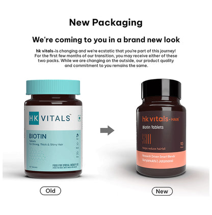 Healthkart HK Vitals Biotin 10000mcg Tablet for Hair Health