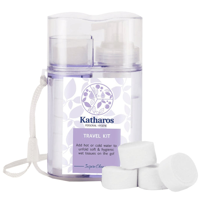 Katharos Personal hygiene Travel Kit - Classic Derma