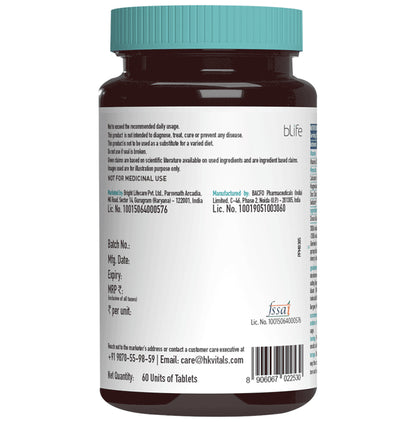 Healthkart HK Vitals Calcium+Magnesium+Zinc Tablet (60 Each)