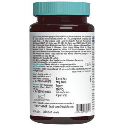 Healthkart HK Vitals Combo Pack of Calcium + Magnesium + Zinc 60 Tablet & Multivitamin 60 Film Coated Tablet