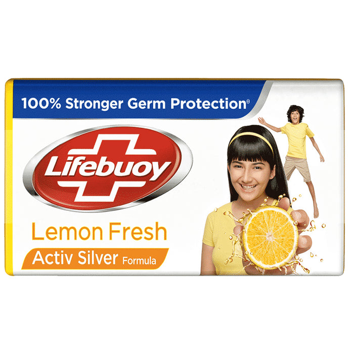 Lifebuoy Lemon Fresh Soap (125gm Each) - Classic Derma