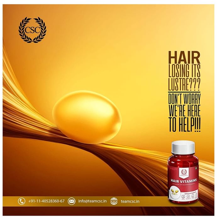 CSC Hair Vitamins Vegetarian Capsule