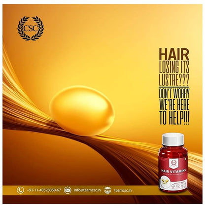 CSC Hair Vitamins Vegetarian Capsule