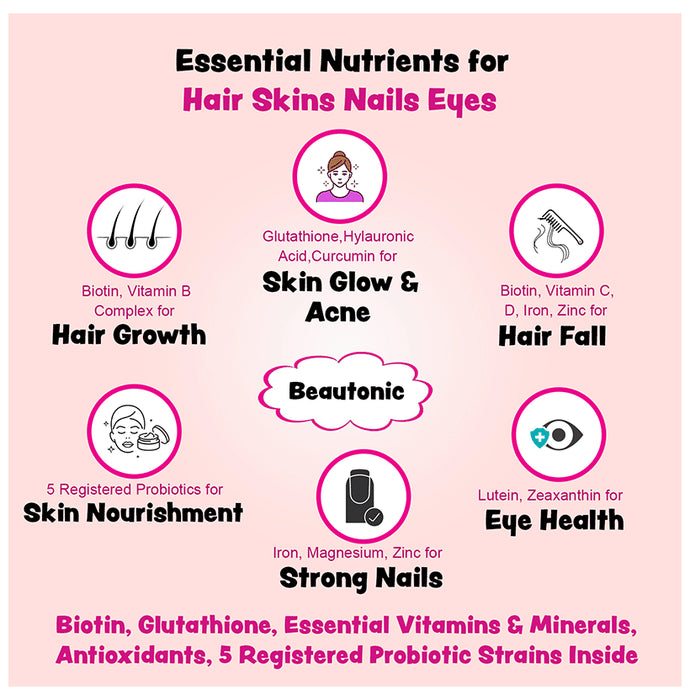 Curae Health & Lifestyle Beautonic Hair, Skin, Nails, Eyes Tablet