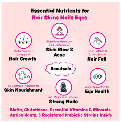 Curae Health & Lifestyle Beautonic Hair, Skin, Nails, Eyes Tablet