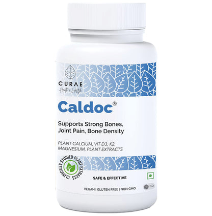 Curae Health & Lifestyle Caldoc Plant Calcium Vitamin D3 Tablet - Classic Derma