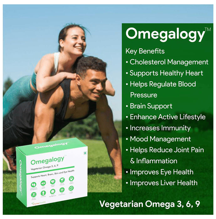 Curae Health Omegalogy Vegetarian Omega 3, 6, 9 Capsule
