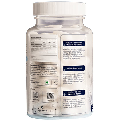 Cureaeon Magtein Magnesium L-Threonate Vegetarian Capsule (90 Each)