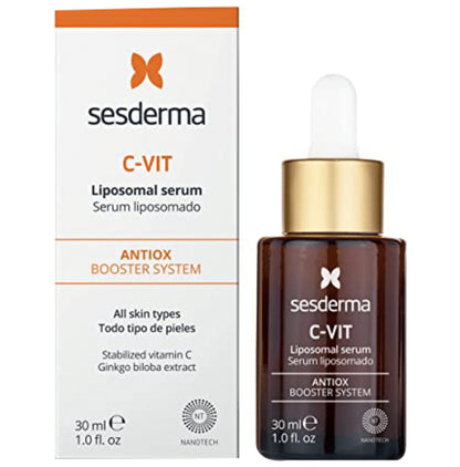 C-Vit Facial Liposomal Serum with AntiOx Booster System | Skin Brightening Face Care Product - Classic Derma