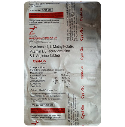 Cyst-GO Tablet - Classic Derma