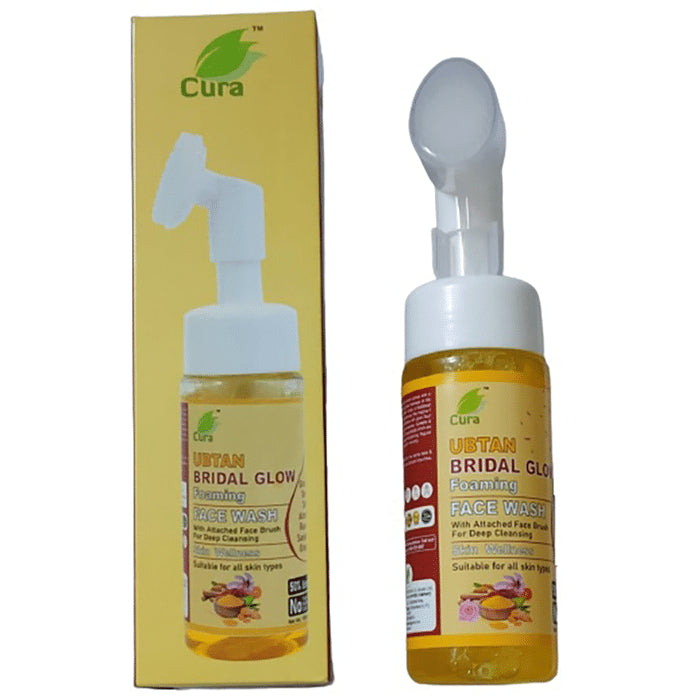 Cura Ubtan Bridal Glow Foaming Face Wash - Classic Derma