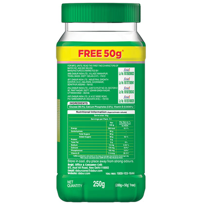Dabur Glucose D Instant Energy with Calcium & Vitamin D | For Immunity & Bone Health | Powder