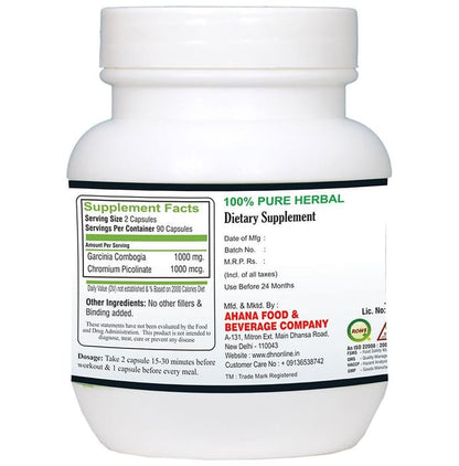 Daily Health Nutrition Garcinia Combogia with Chromium Picolinate Capsule