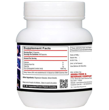 Daily Health Nutrition Ultra Premium CLA (Conjugated Linoleic Acid) Capsule