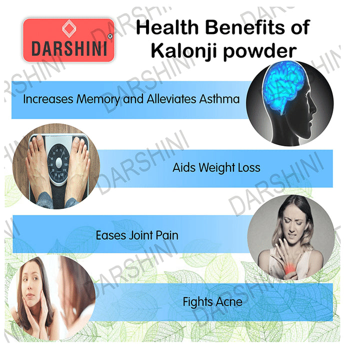 Darshini Kalonji/Black Seed/Black Cumin/Nigella Sativa Powder