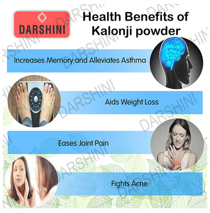 Darshini Kalonji/Black Seed/Black Cumin/Nigella Sativa Powder