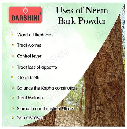 Darshini Neem Bark/Neem Chhal/Azadirachta Indica Bark Powder