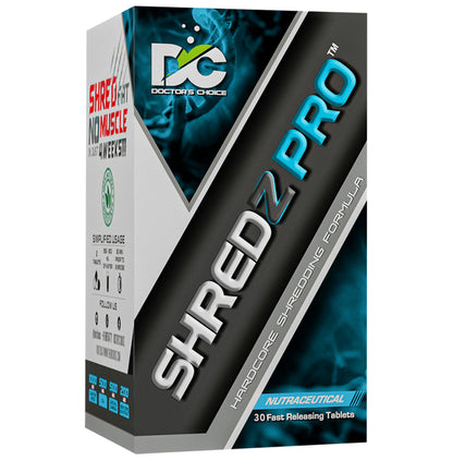 DC Doctor's Choice Choice Shredz Pro for Burning Fat & Protecting Muscle | Fast Releasing Tablet - Classic Derma