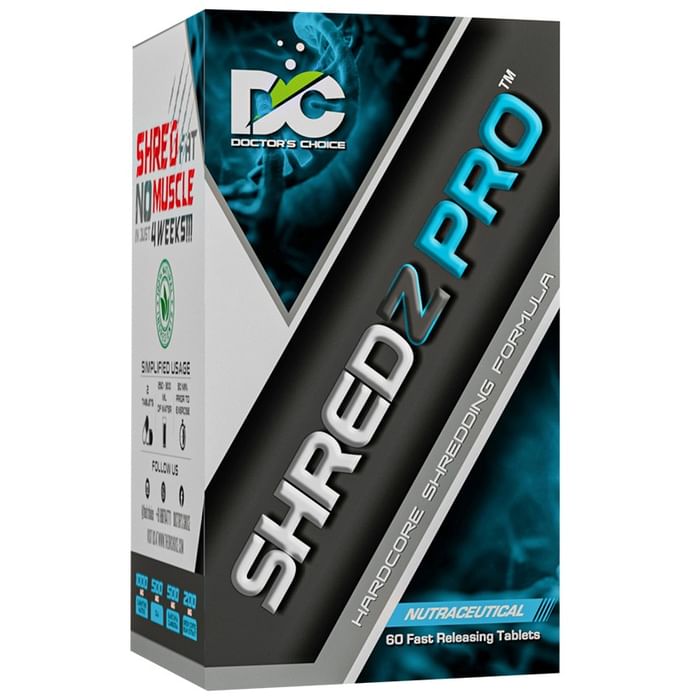 DC Doctor's Choice Choice Shredz Pro for Burning Fat & Protecting Muscle | Fast Releasing Tablet - Classic Derma