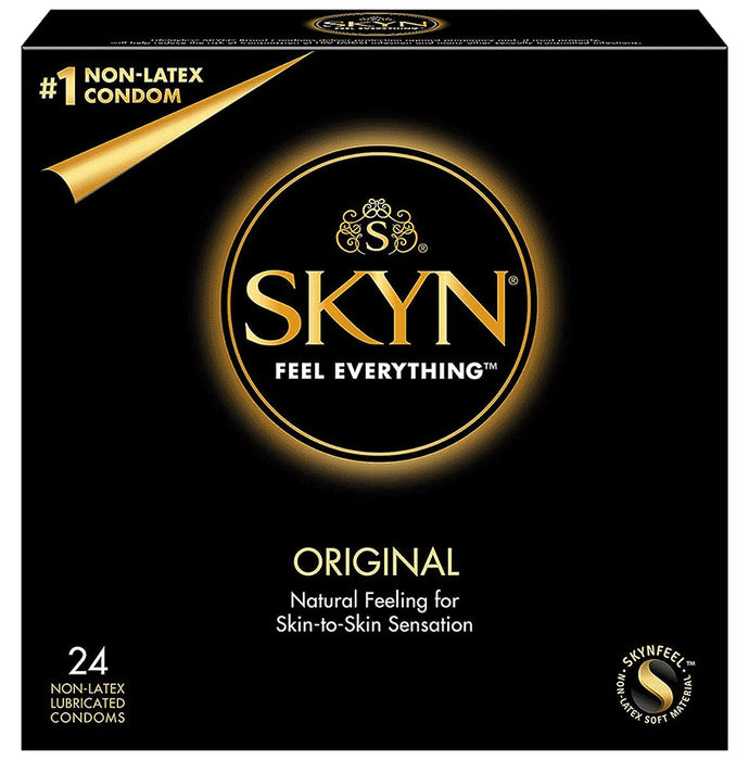 LifeStyles SKYN Feel Everything Non-Latex Lubricated Condom - Classic Derma