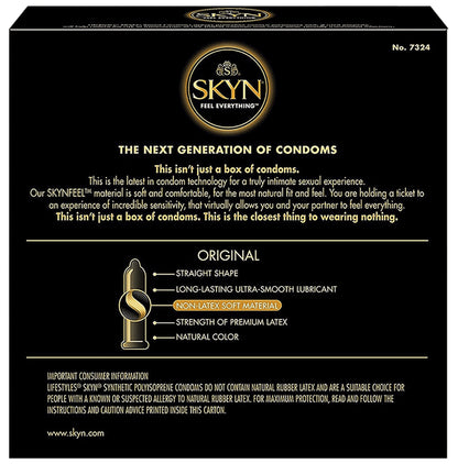LifeStyles SKYN Feel Everything Non-Latex Lubricated Condom