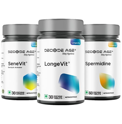 Decode Age Healthy Ageing Bundle| Improve Energy, Strength and Vitality for Overall Well-being - Classic Derma