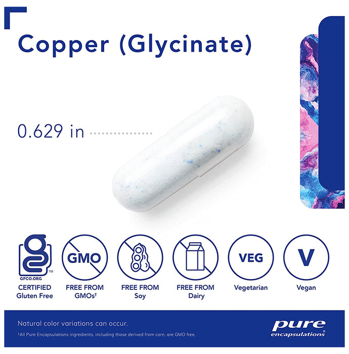 Pure Encapsulations Copper (Glycinate) Capsule