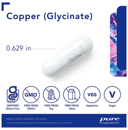 Pure Encapsulations Copper (Glycinate) Capsule