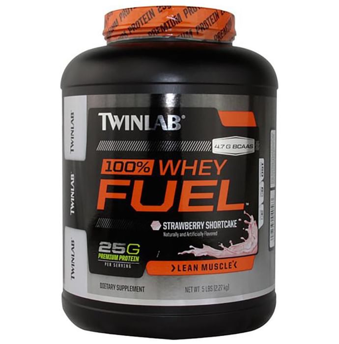 Twinlab 100% Whey Fuel Whey Protein Powder Strawberry Shortcake - Classic Derma