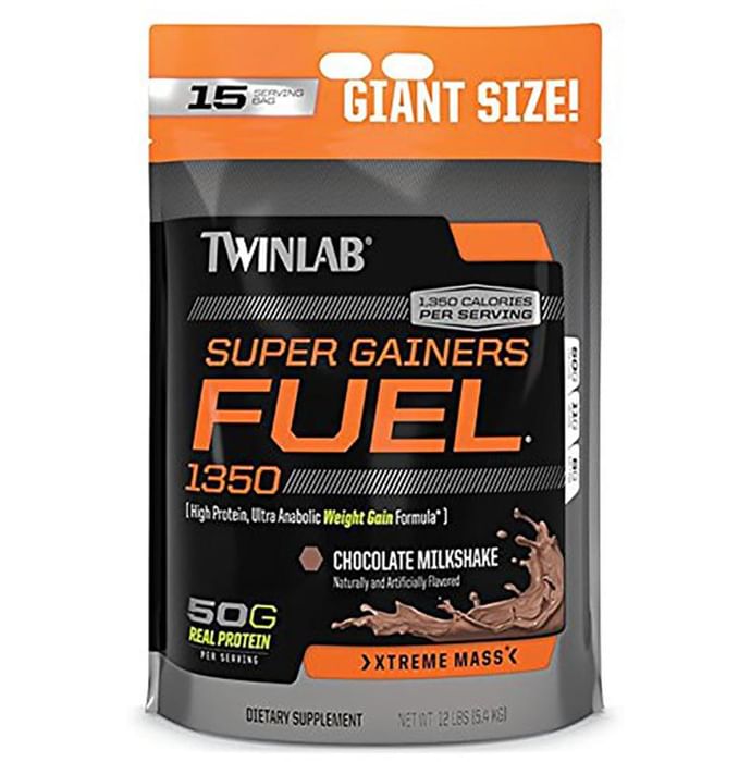 Twinlab Super Gainers Fuel Chocolate Milkshake - Classic Derma