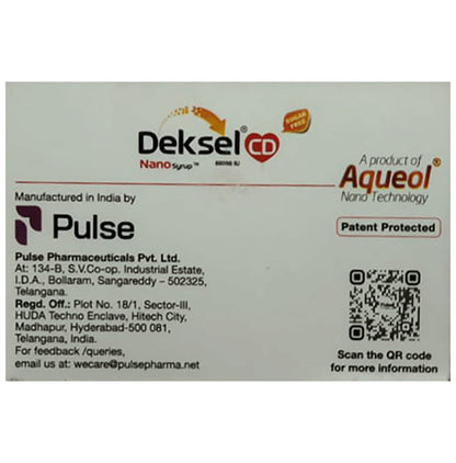 Deksel CD Nano 60000IU Syrup Sugar Free