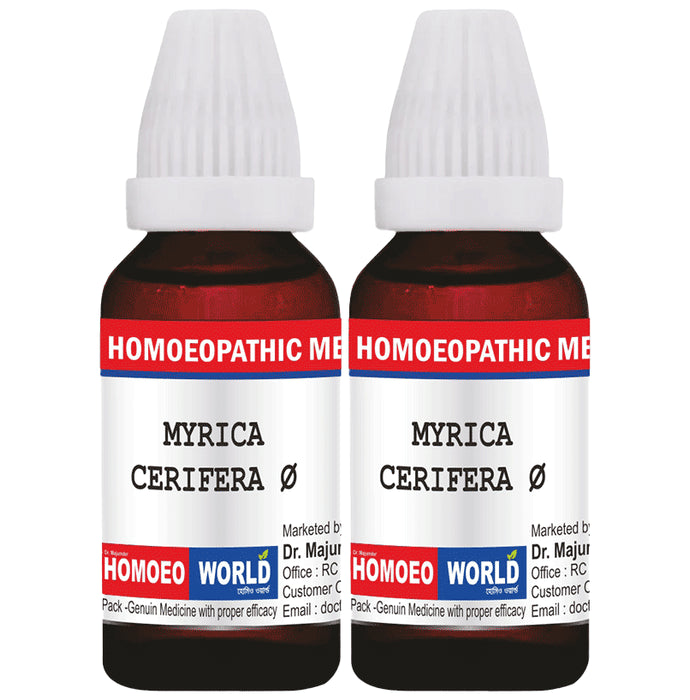 Dr. Majumder Homeo World Myrica Cerifera Mother Tincture (30ml Each) Q - Classic Derma