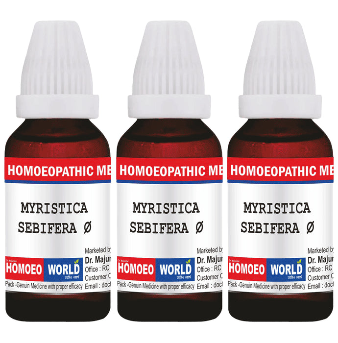 Dr. Majumder Homeo World Myristica Sebifera Mother Tincture (30ml Each) Q - Classic Derma