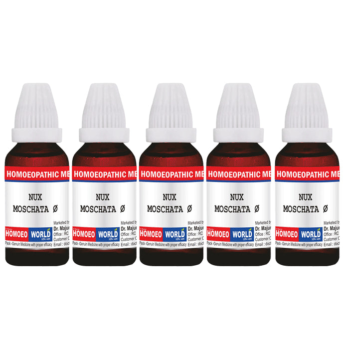 Dr. Majumder Homeo World Nux Moschata Mother Tincture (30ml Each) Q - Classic Derma
