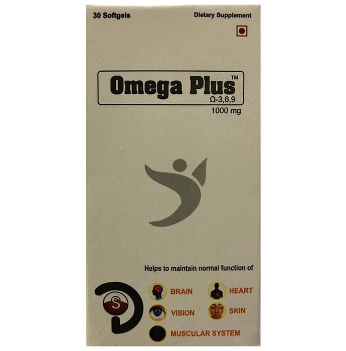 Omega Plus 1000mg Softgels - Classic Derma
