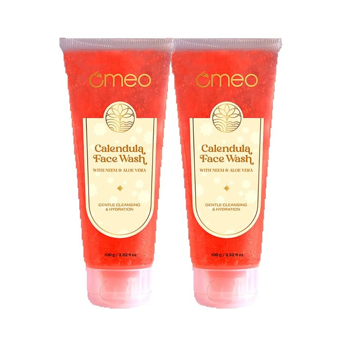 Omeo Calendula Face Wash (100gm Each) - Classic Derma