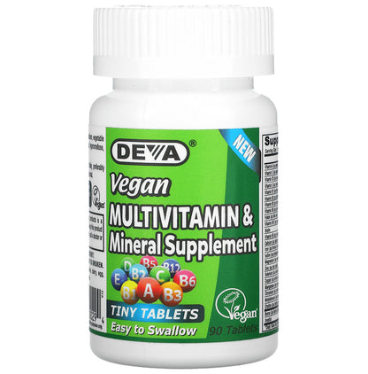 Deva Vegan Multivitamin & Mineral Supplement Tablet - Classic Derma