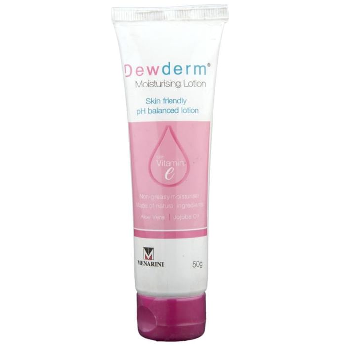 Dewderm Moisturising Lotion with Vitamin E, Aloe Vera & Jojoba Oil | Skin-Friendly & pH-Balanced - Classic Derma