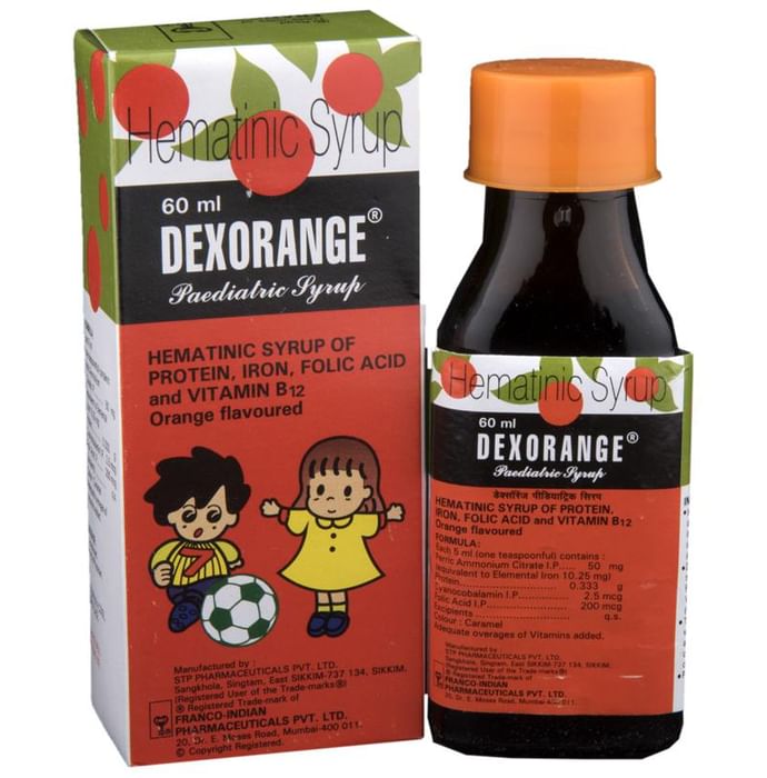 Dexorange Paediatric Syrup Orange - Classic Derma