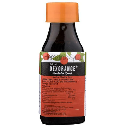 Dexorange Paediatric Syrup Orange