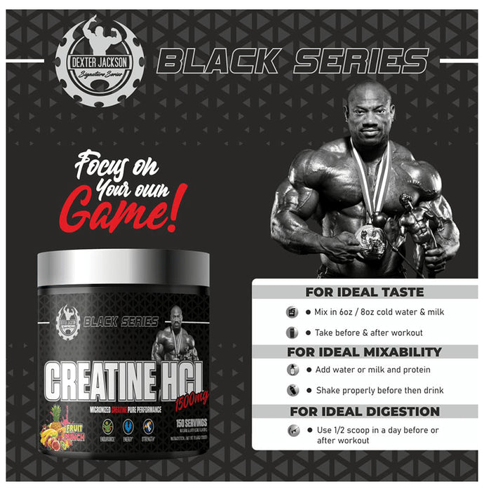 Dexter Jackson Black Series Creatine HCL Powder Orange Blast