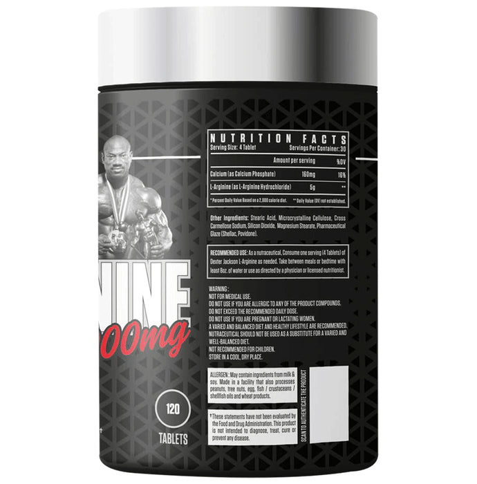 Dexter Jackson Black Series L-Arginine 5000mg Tablet