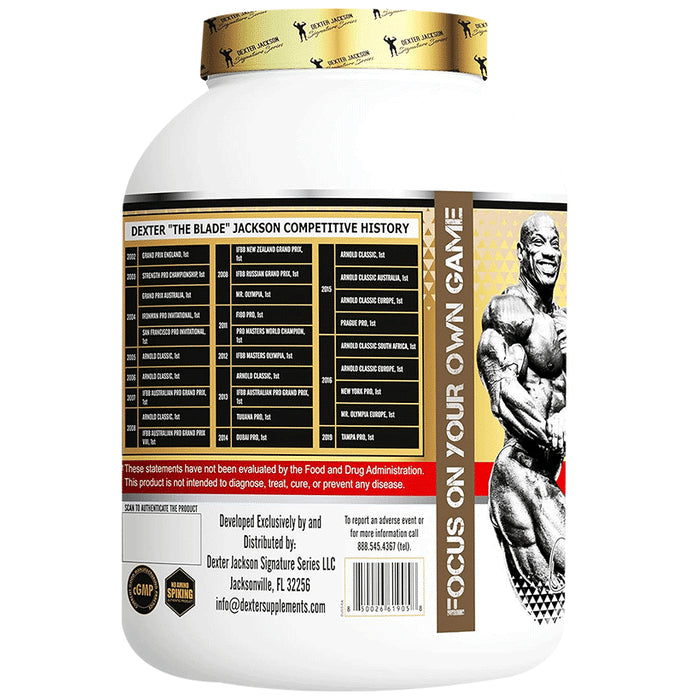 Dexter Jackson Isolate Hydrolyzed Whey Protein Powder Gourmet Chocolate